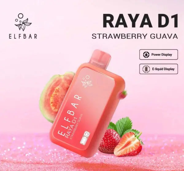 ELF BAR RAYA D1 – Strawberry Guava | Vape Shop Ahmedabad Vape Shop ahmedabad