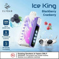 Elf Bar Ice King – Blackberry Cranberry – 30K - Vape Shop Ahmedabad Vapeshopahmedabad