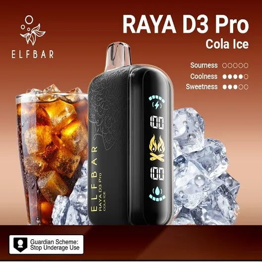 Elf Bar Raya D3 Pro 30K – Cola Ice - Vape Shop Ahmedabad Vapeshopahmedabad