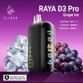 Elf bar Raya d3 pro -30k Grape ice - Vape Shop Ahmedabad Vapeshopahmedabad