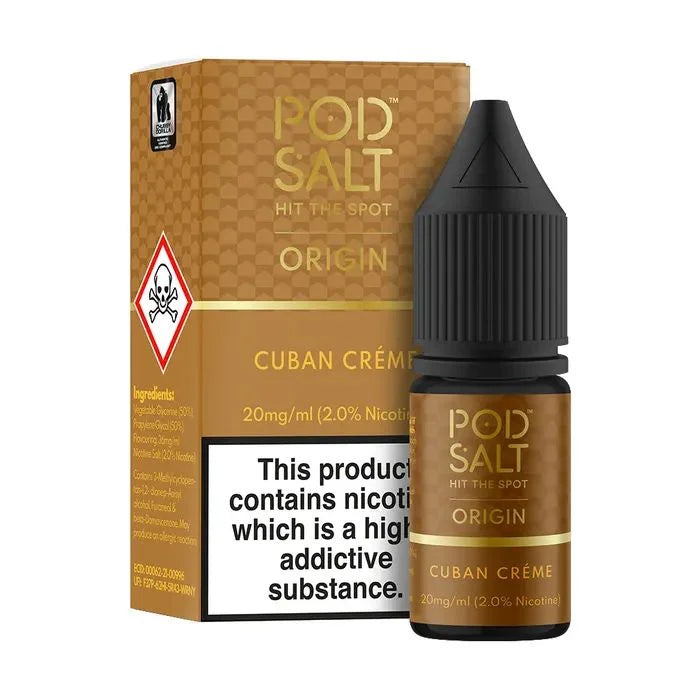 POD SALT CUBAN CREME – Nicotine Salt - Vape Shop Ahmedabad Vapeshopahmedabad