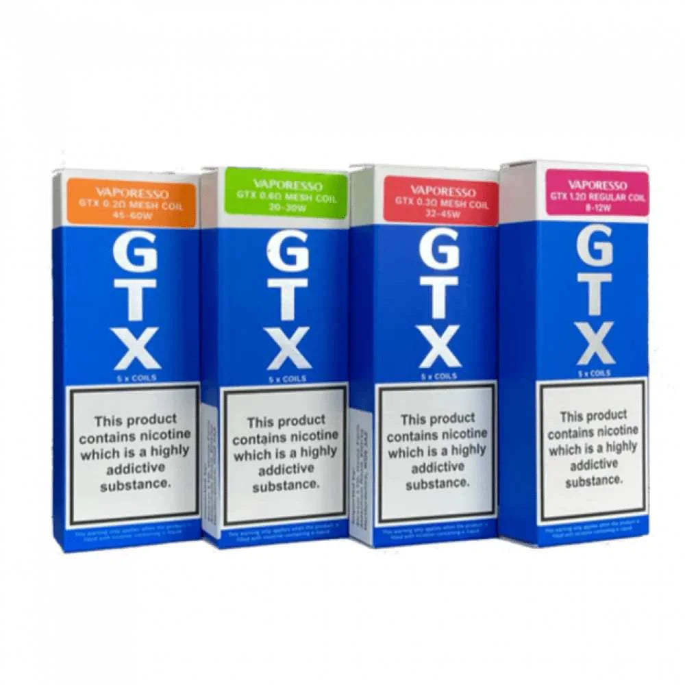 Vaporesso GTX Replacement Coil Series (5-Pack) - Vape Shop Ahmedabad Vapeshopahmedabad