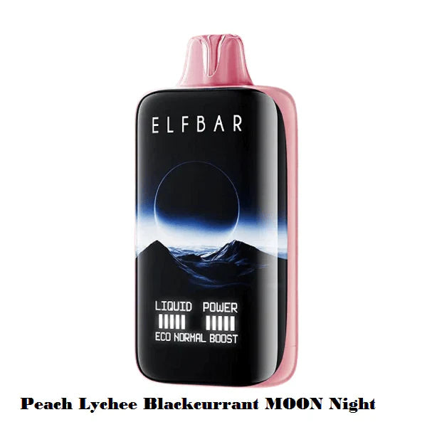 Elf Bar MoonNight 40K – Peach Lychee Blackcurrant - Vape Shop Ahmedabad Vapeshopahmedabad