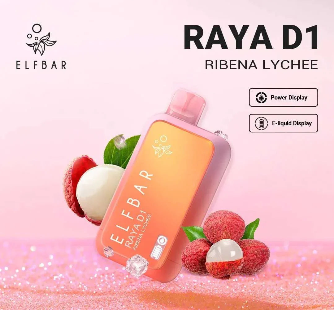 ELF BAR RAYA D1 – Ribena Lychee - Vape Shop Ahmedabad Vapeshopahmedabad