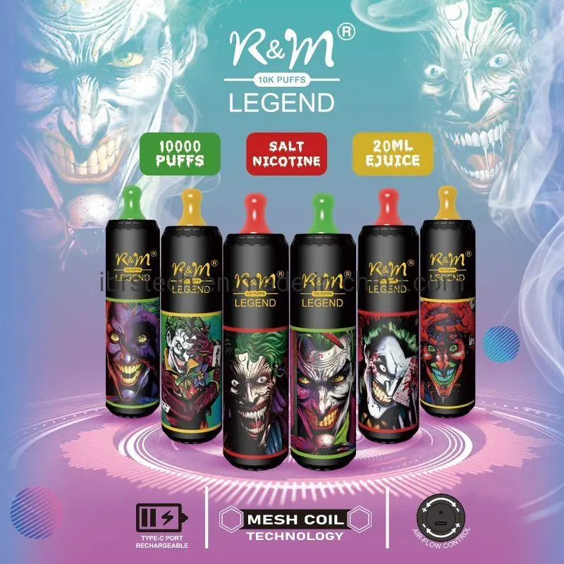 R&M Legend 10000 Puffs Rechargeable Disposable Vape India | Vape Shop Ahmedabad Vape Shop ahmedabad