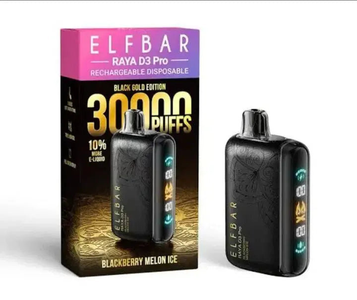 ELF BAR RAYA D3 PRO 30K PUFFS DISPOSABLE VAPE 10% More E-Liquid | Vape Shop Ahmedabad Vape Shop ahmedabad