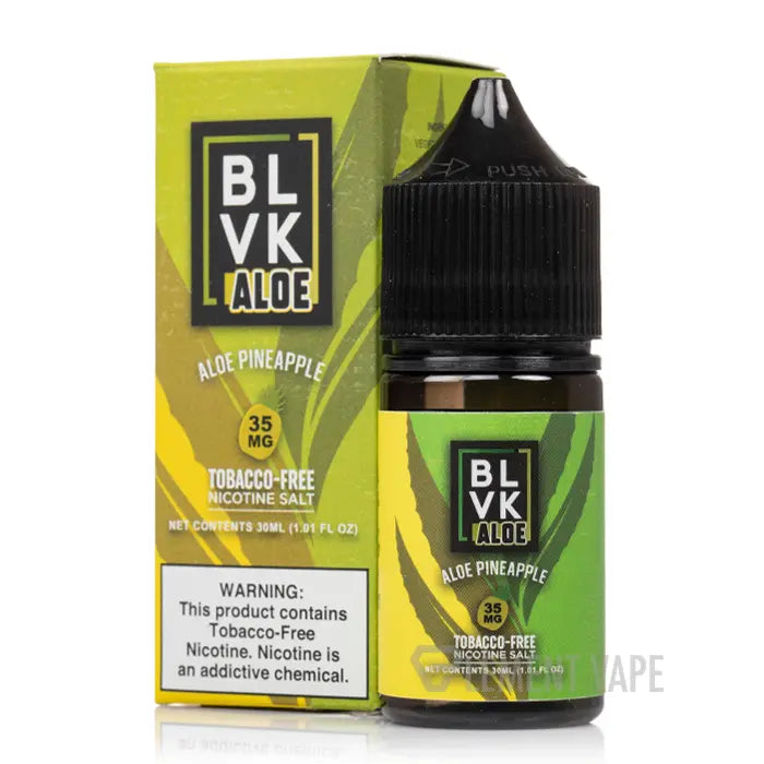 Aloe Pineapple - BLVK Salt | 30ML Vape Juice | 35MG, 50MG | Vape Shop Ahmedabad Vape Shop ahmedabad
