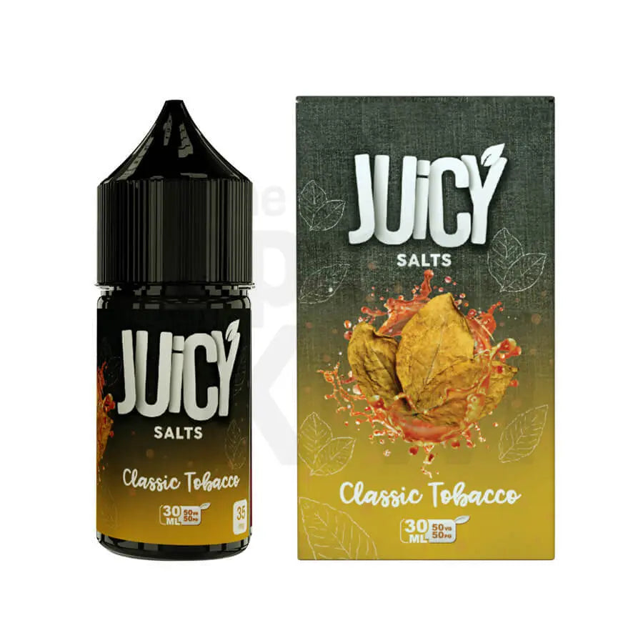 Classic Tobacco - Juicy Salts | 30ML Vape Juice | 35MG, 50MG | Vape Shop Ahmedabad Vape Shop ahmedabad
