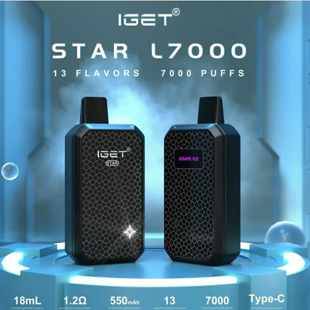 IGET STAR L7000 Disposable Vape India | 7000 Puffs | Vape Shop Ahmedabad Vape Shop ahmedabad