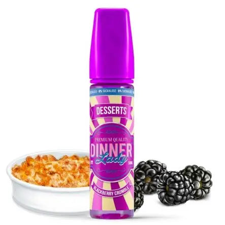 Blackberry Crumble - Dinner Lady | 60ML Vape Juice | 3MG, 6MG | Vape Shop Ahmedabad Vape Shop ahmedabad